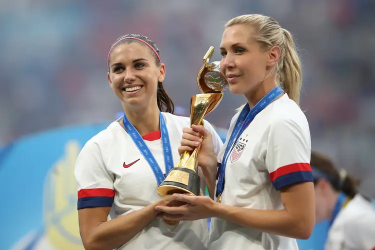 Copa do Mundo Feminina: A atual campeã, os Estados Unidos, segue como seleção que mais venceu a competição (Marc Atkins/Getty Images)