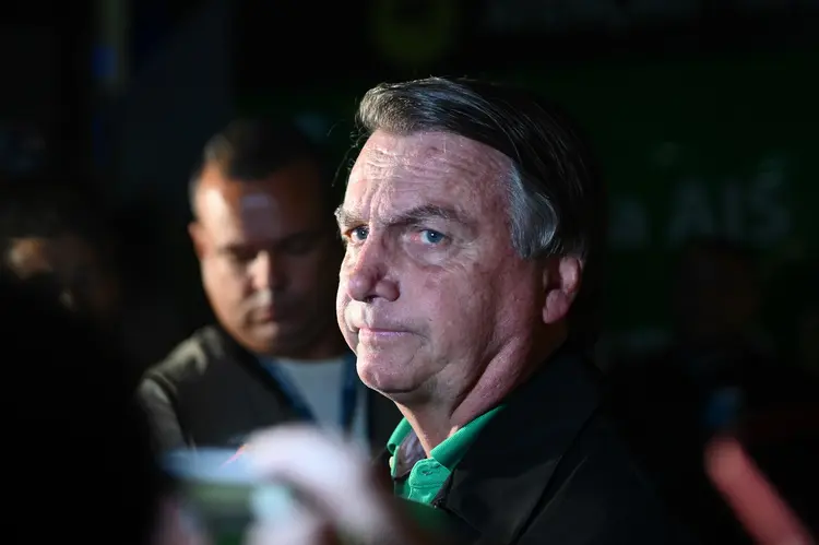Bolsonaro: ponto principal da discussão é se Bolsonaro realizou ou não uma junção proposital das comemorações oficiais do Bicentenário com seus atos de campanha (Ton Molina/Bloomberg/Getty Images)