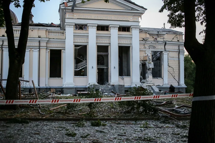 A igreja, também chamada de Catedral da Transfiguração, já havia sido reconstruída no início dos anos 2000 (SOPA Images/LightRocket/Getty Images)