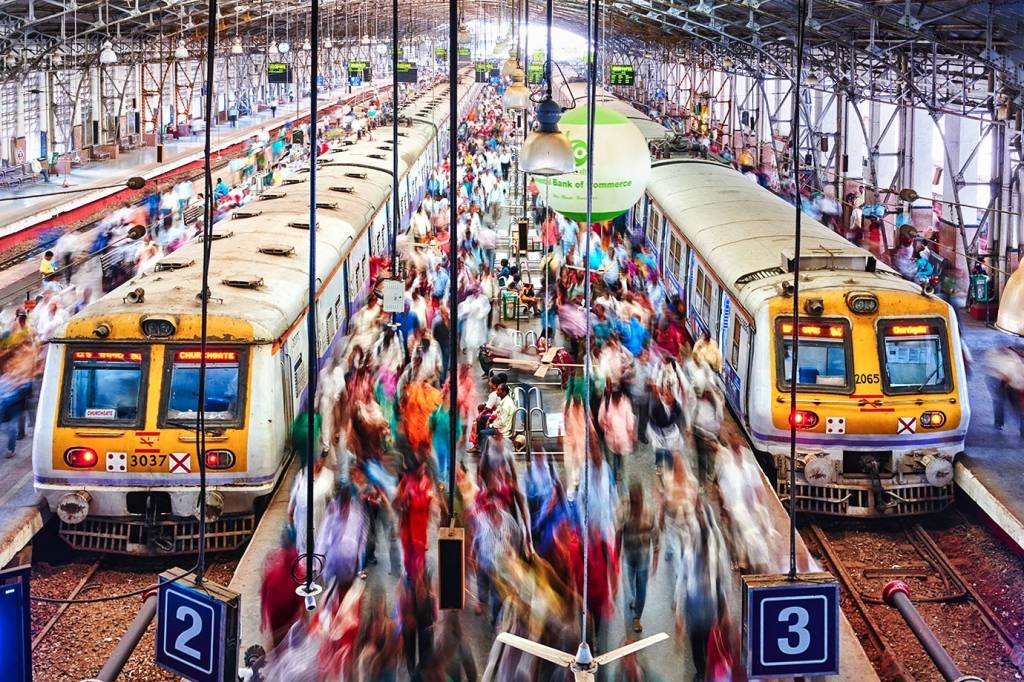 Estação de trem em Mumbai, na Índia (The Image Bank/Getty Images)