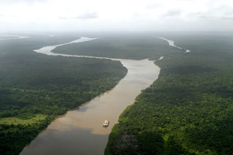 Amazônia: floresta aliada do desenvolvimento econômico. (Reprodução/Getty Images)