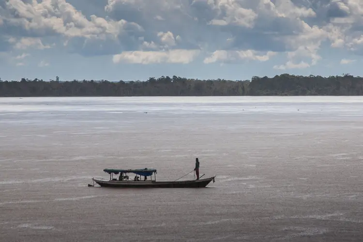 Amazonas: AGU divulgou parecer técnico favorável a estudos que podem levar à exploração de petróleo na bacia da foz do rio.  (Leandro Fonseca/Exame)