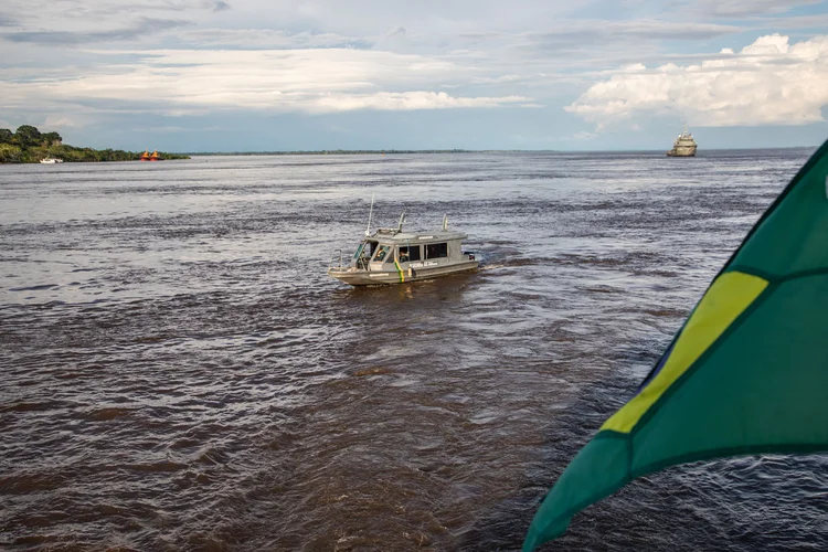 Rio Amazonas: área de exploração fica a cerca de 500 km da foz do rio (Leandro Fonseca/Exame)