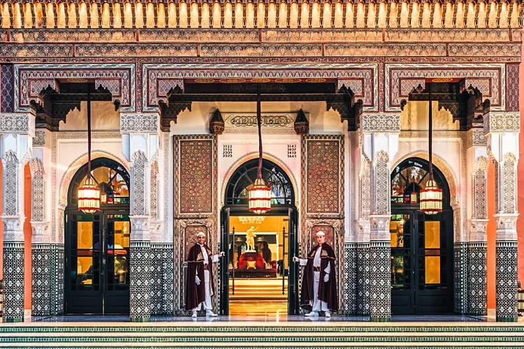 La Mamounia, em Marrakech: hóspedes são recepcionados com leite com amêndoas e água de flor de laranjeira (Divulgação/Divulgação)