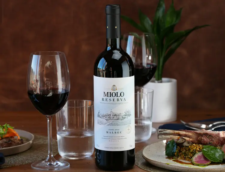 Malbec da Miolo: vinho é vendido a preço promocional de R$ 62. (Miolo/Divulgação)
