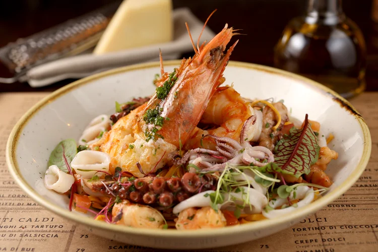 Piccini Cucina: Tagliolini Al Mar. (Daniel Cancini/Divulgação)