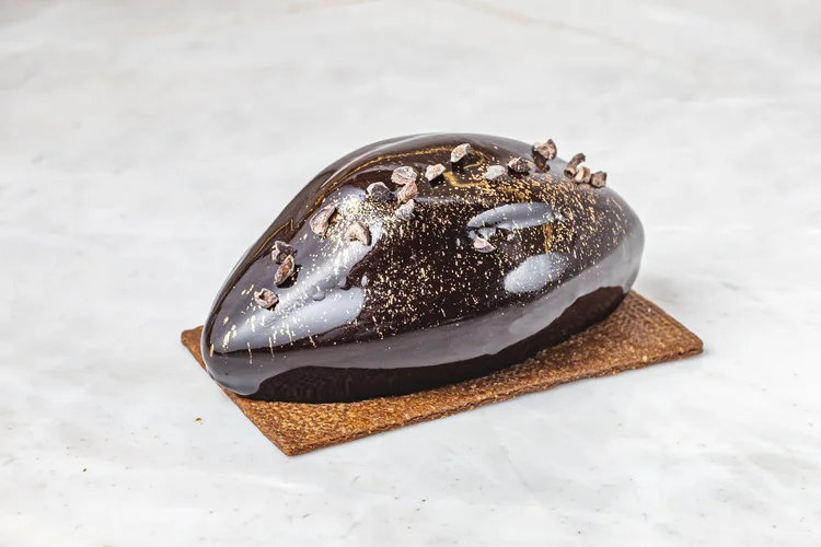Entremet de cacau do Vila Anália. (Rodolfo Regini/Divulgação)