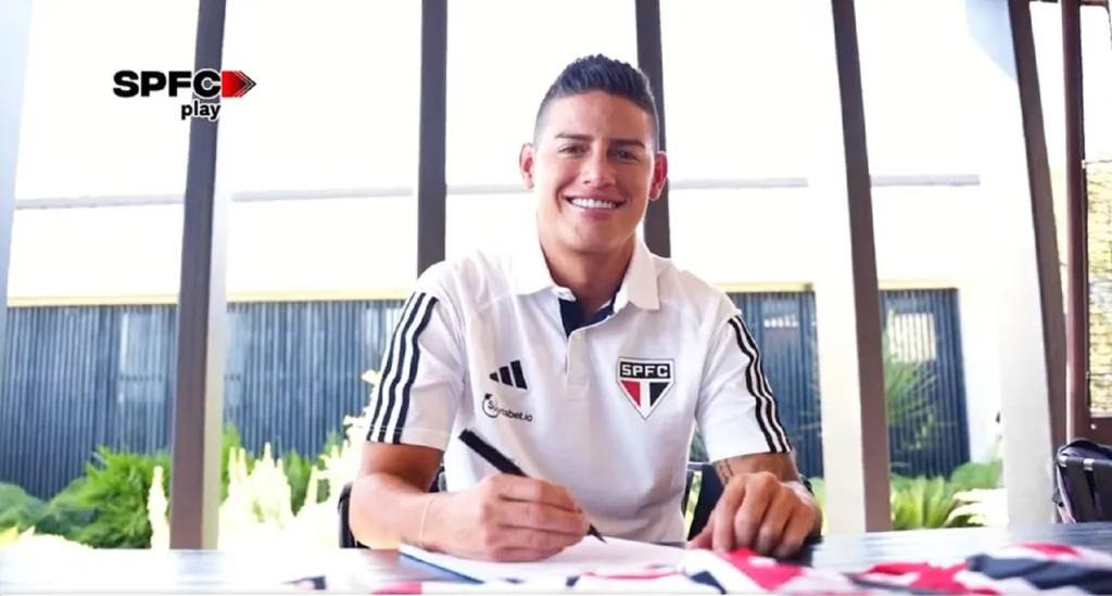 São Paulo anuncia a contratação do meia James Rodríguez; veja salário