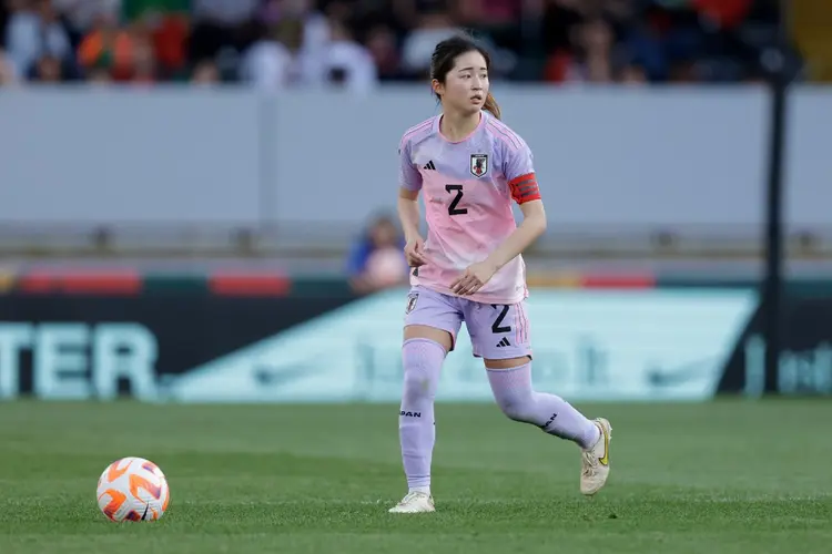 Copa Feminina: Risa Shimizu da seleção japonesa durante jogo (Eric Verhoeven/Getty Images)