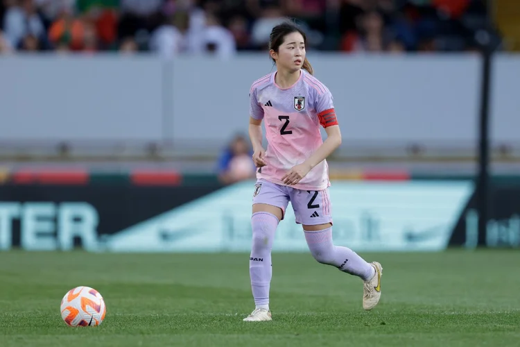 Copa Feminina: Risa Shimizu da seleção japonesa durante jogo (Eric Verhoeven/Getty Images)