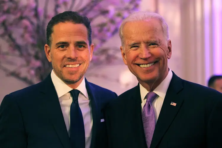 Joe Biden e o filho Hunter (Teresa Kroeger/Getty Images)
