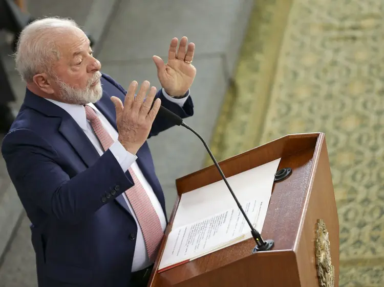 Brasília (DF), 13/07/2023 - O presidente Luiz Inácio Lula da Silva durante cerimônia de assinatura do projeto de lei que cria o novo programa Minha Casa, Minha Vida. Foto: Marcelo Camargo/Agência Brasil (Marcelo Camargo/Agência Brasil)