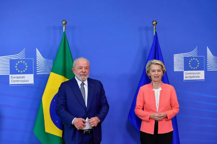 Von der Leyen: União Europeia e os países da América Latina e do Caribe são parceiros naturais (AFP/AFP Photo)