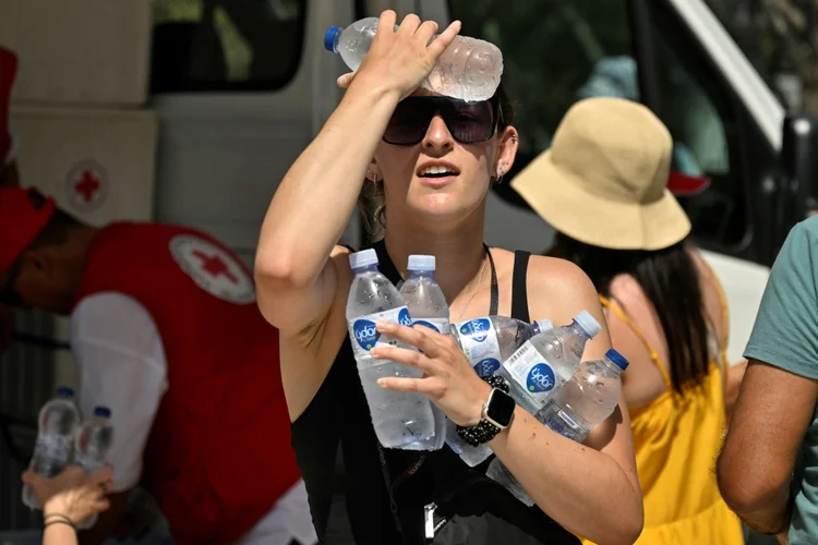 Calor escaldante em Atenas (AFP/AFP Photo)