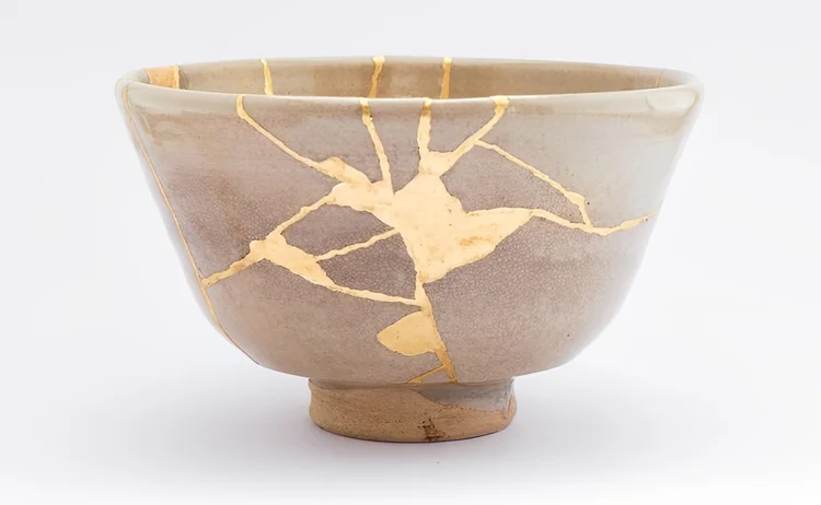 Tigela restaurada com a arte japonesa do Kintsugi (Marco Montalti/Shutterstock)