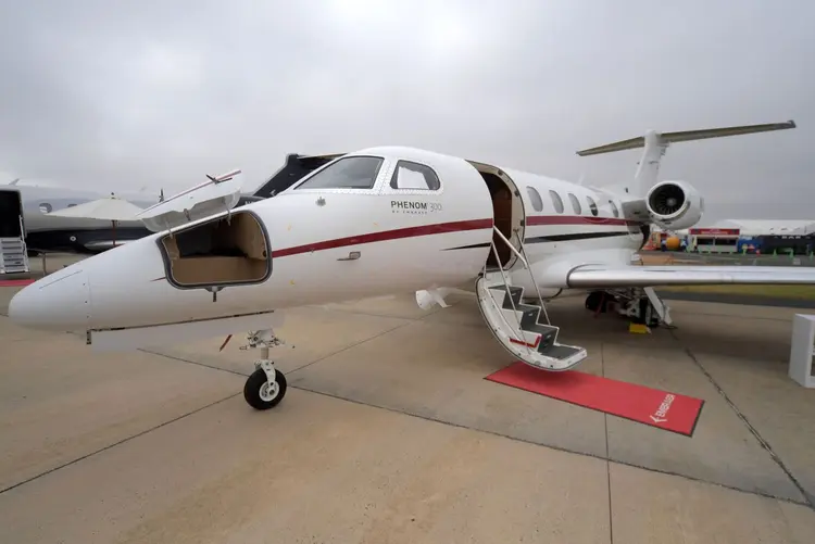 Embraer Phenom 300: jato preferido dos americanos. (Bloomberg/Bloomberg)