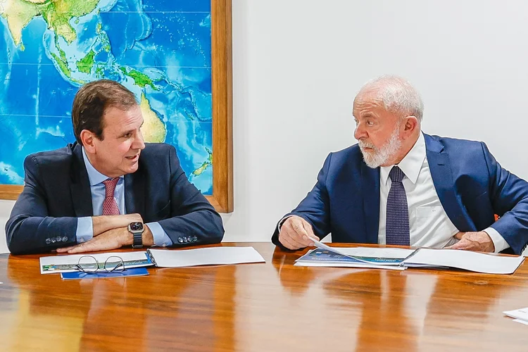 Lula e Paes: petista cumpre agenda no Rio antes de lançar o novo PAC (Ricardo Stuckert/PR/Flickr)