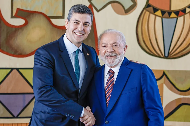 Lula no Paraguai: Santiago Peña tem 44 anos e é formado em economia e mestre em administração pública pela Columbia University (Ricardo Stuckert/PR/Flickr)