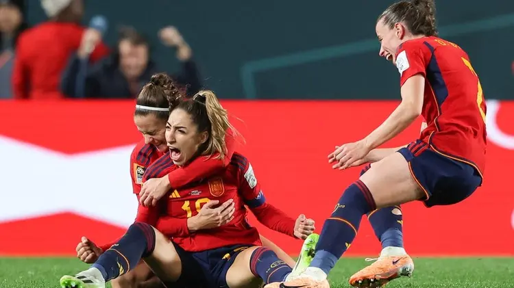 Copa do Mundo feminina: O gol espanhol foi marcado aos 20 minutos do primeiro tempo pela capitã Carmona (Fifa/Reprodução)