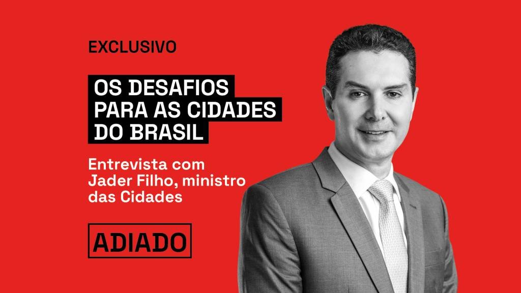 Exclusivo: ministro das Cidades, Jader Filho, é entrevistado da EXAME desta terça-feira