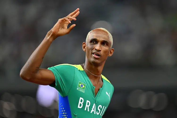 O brasileiro Alison dos Santos é um dos cotados para o pódio na modalidade de atletismo (David Ramos/Getty Images)