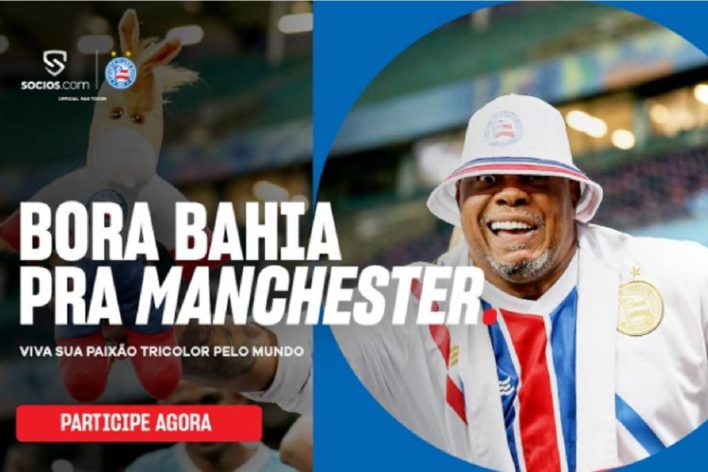 Socios.com leva torcedores do Bahia para jogo do Manchester City na Inglaterra; veja como participar