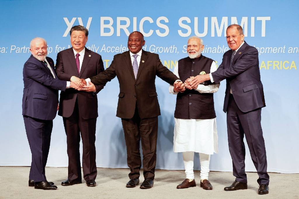BRICS: Bloco econômico é formado por Brasil, Rússia, Índia, China e África do Sul ganhará novos membros (Gianluigi Guercia/Getty Images)
