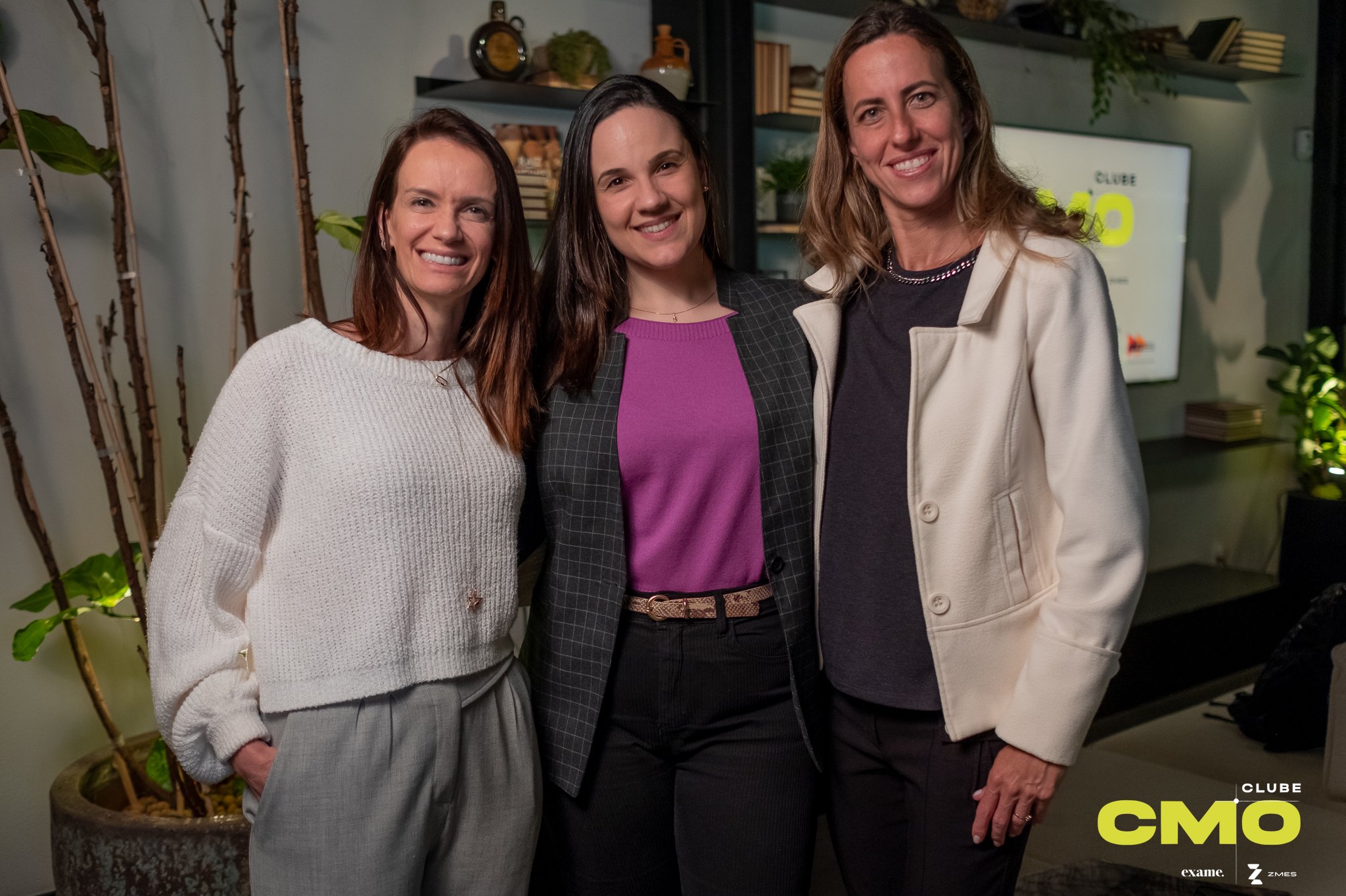 Fernanda Belfort, Natalia Tufani e Isabella Micali, da Salesforce
