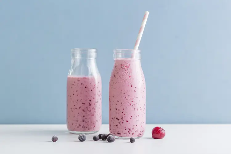 Smoothie de frutas vermelhas: ideal para o café da manhã. (Adrian Tudor/Getty Images)