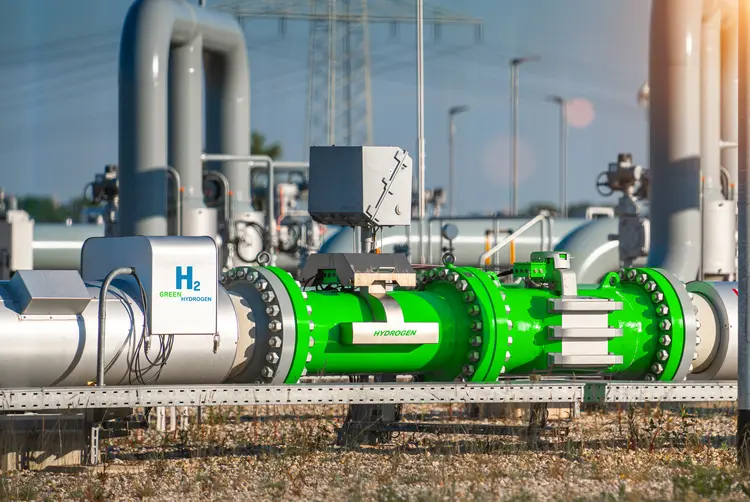 Unidade de produção de hidrogênio verde  (Getty Images/Getty Images)