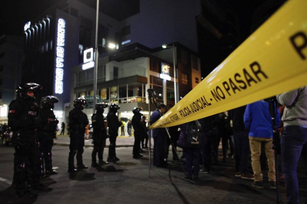 Equador: país decretou estado de emergência após a morte de Villavicencio. (GALO PAGUAY/Getty Images)