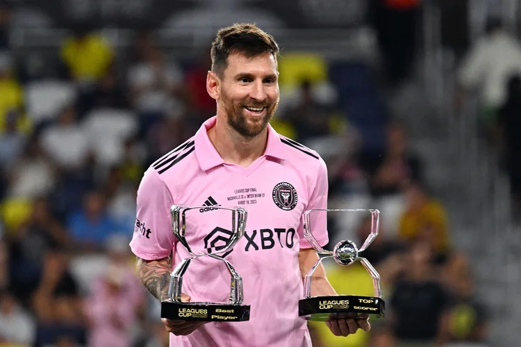 Messi: Essa será a primeira temporada completa de Messi nos Estados Unidos, já que o meia chegou em junho deste ano (CHANDAN KHANNA/Getty Images)