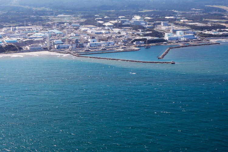 Fukushima: a Administração Geral de Alfândegas da China divulgou uma proibição imediata, datada de 24 de agosto, à importação de produtos aquáticos oriundos do Japão (STR/Getty Images)