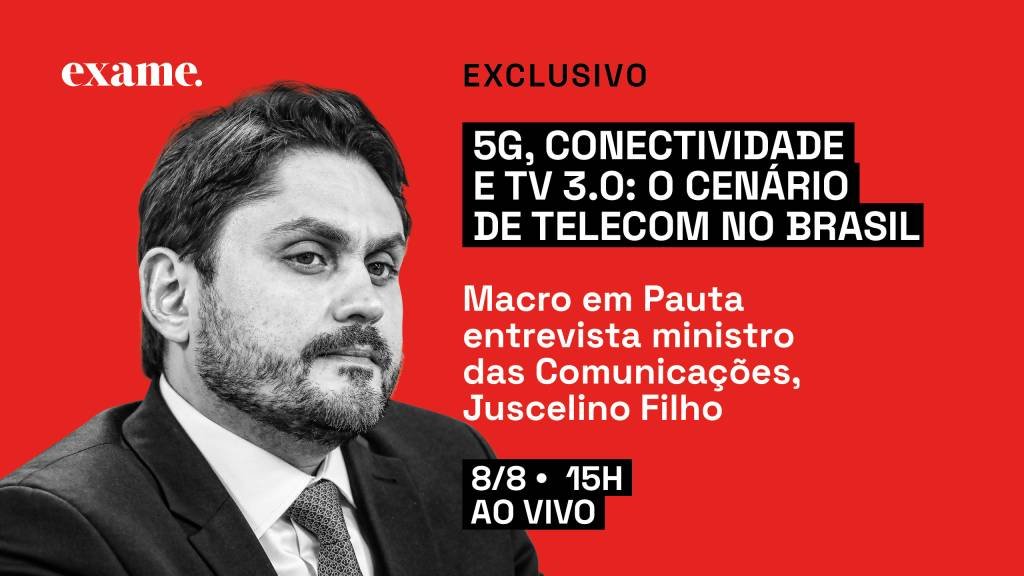 Exclusivo: ministro das Comunicações, Juscelino Filho, é entrevistado da EXAME às 15h desta terça