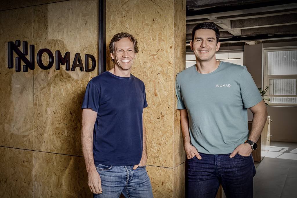 Patrick Sigrist e Lucas Vargas, da Nomad: empresa recebeu aporte de 60 milhões de dólares para expandir  (Nomad/Divulgação)