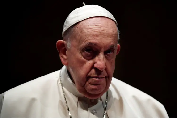 Papa Francisco: Pontífice também pediu por paz na Ucrânia (Clément MELKI/AFP)