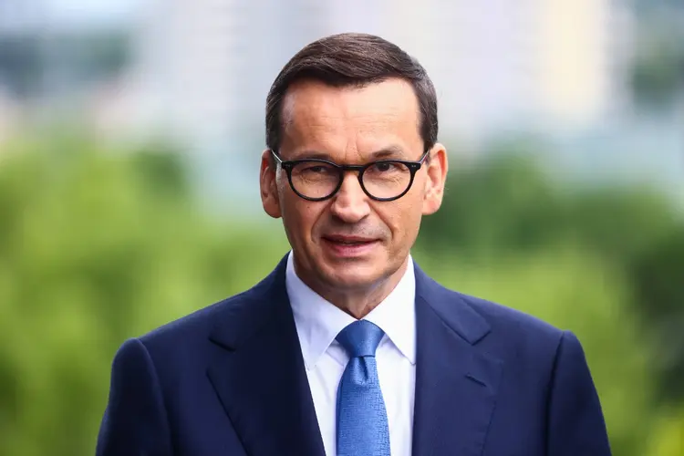 Polônia: primeiro-ministro da país, Mateusz Morawiecki, teme invasão do Grupo Wagner (Beata Zawrzel/Getty Images)