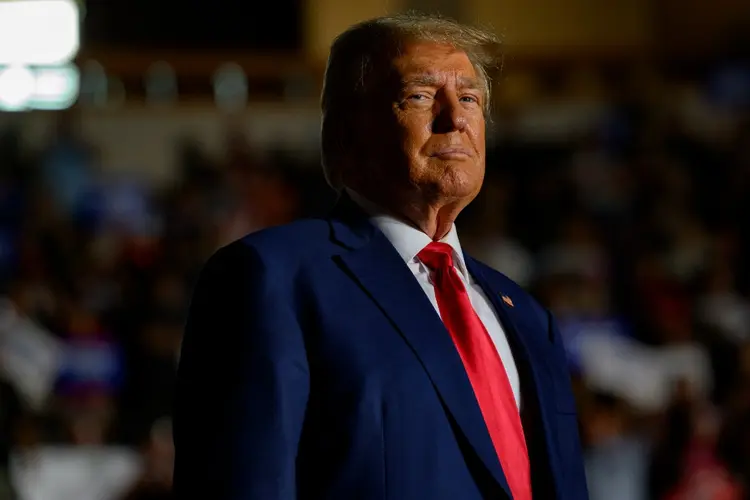 Donald Trump: ex-presidente dos EUA se tornou inelegível para as eleições de 2024 (Jeff Swensen/Getty Images)