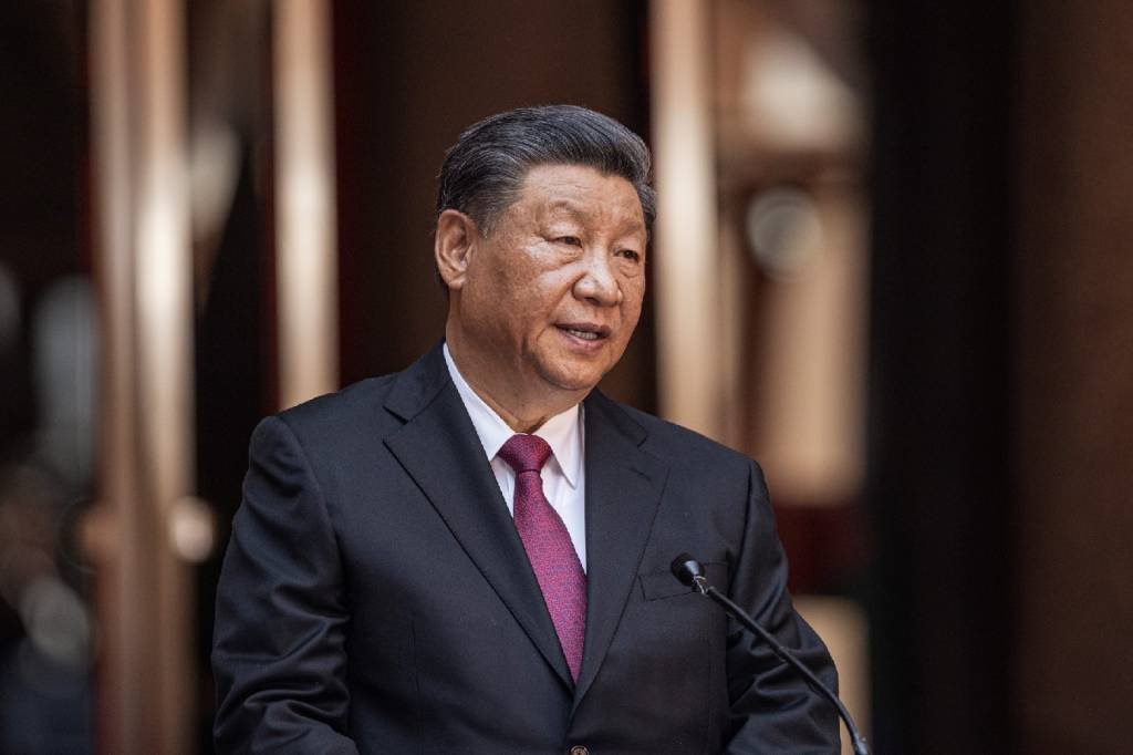 Xi Jinping: Questionado sobre o motivo da ausência de Xi, Mao Ning, porta-voz da chancelaria chinesa, não respondeu (Michele Spatari/Getty Images)