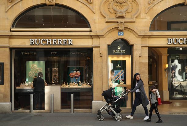 Loja Bucherer em Basel, na Suíça: aquisição anunciada (Sean Gallup/Getty Images)