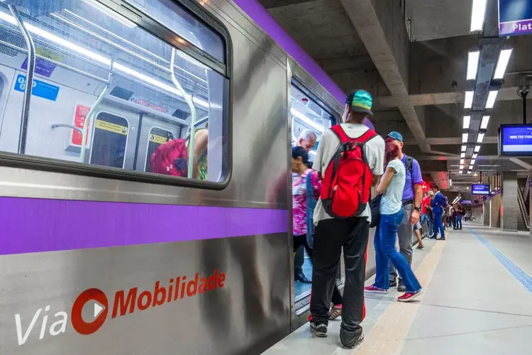 Metrô: situação prejudica pessoas que circulam pela Zona Sul de São Paulo (ViaMobilidade/Reprodução)