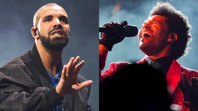 Hit da IA: "Heart on My Sleeve" se tornou viral, mas não era cantada por Drake e The Weeknd (Montagem/Reprodução)