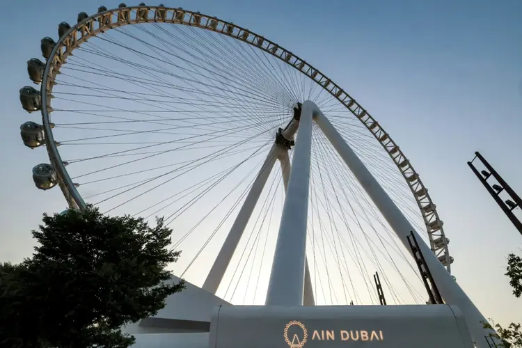 Ain Dubai, a maior roda-gigante do mundo. (AFP/AFP)