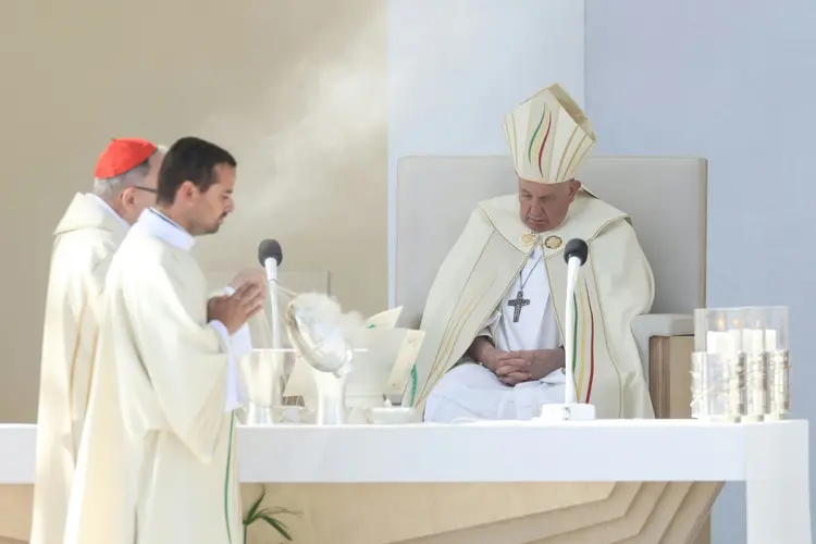 Papa Francisco na Jornada Mundial da Juventude (ROSA SULLEIRO E CLÉMENT MELKI/AFP)