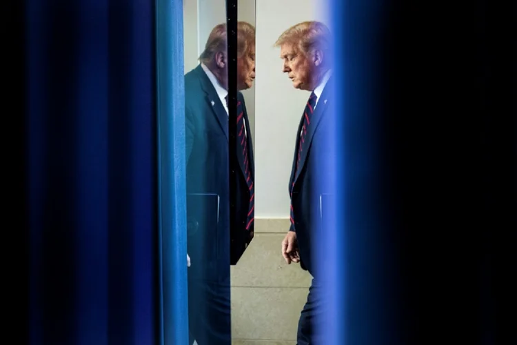 Ex-presidente dos EUA, Donald Trump: político solicitou formalmente à Suprema Corte dos EUA que anule a decisão do Colorado que o tornou inelegível nas eleições do estado (AFP/AFP)