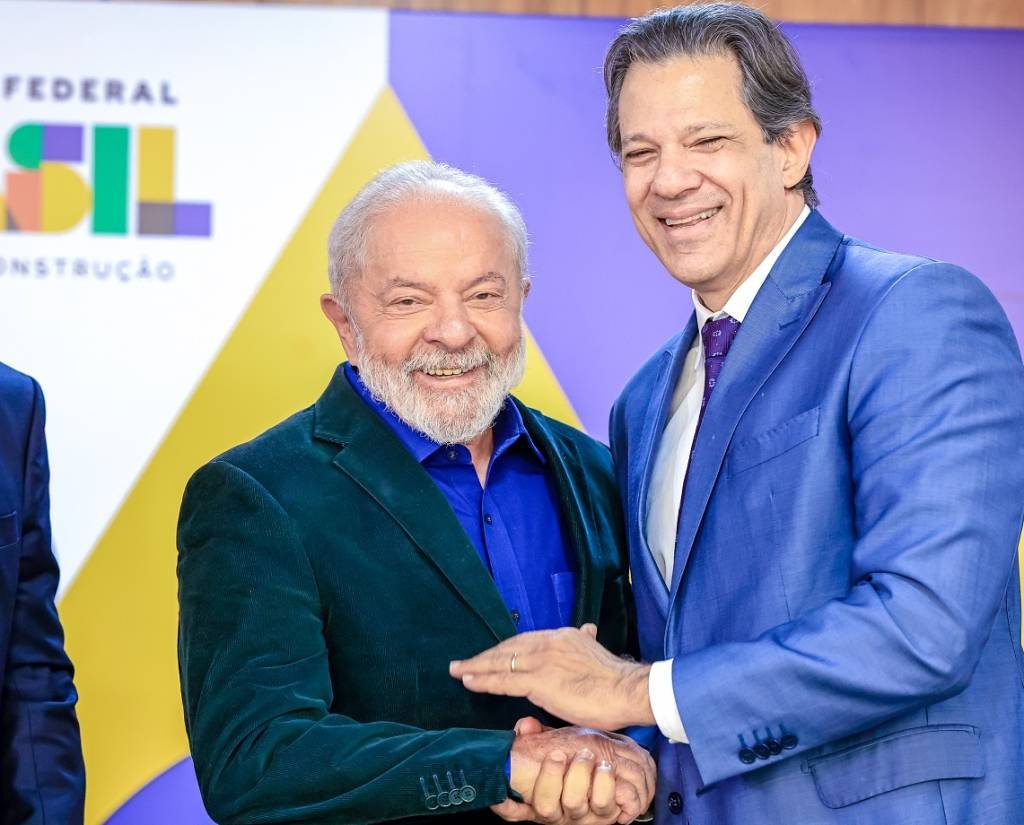 Lula e Haddad: presidente se encontrará com Biden e ministro anunciará Plano de Transformação Ecológica do Brasil (Ricardo Stuckert / PR/Flickr)