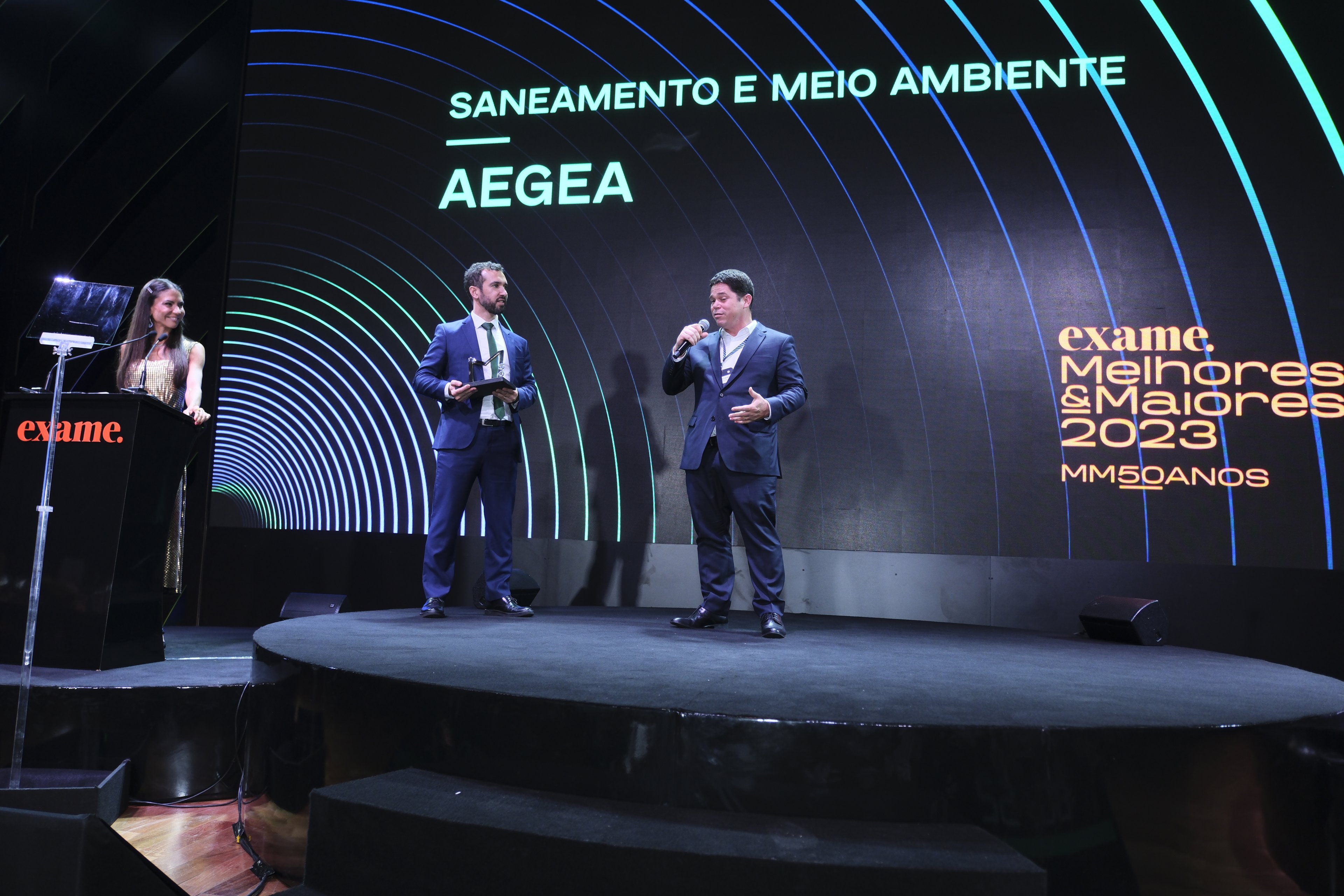 Aegea vence na categoria Saneamento e Meio Ambiente na premiação Melhores e Maiores 2023