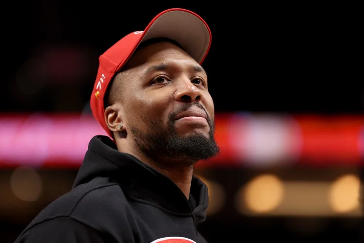 Damian Lillard: armador estava há 11 anos defendendo o Portland Trail Blazers (Steph Chambers/Getty Images)