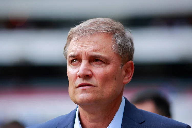 Diego Aguirre deixa o comando do time do Santos Futebol Clube (Mauricio Salas/Getty Images)