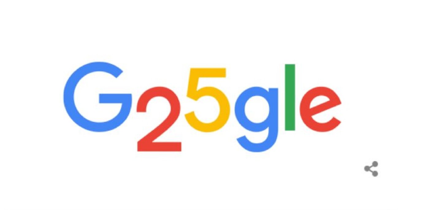 Aniversário do Google ganha Doodle comemorativo de 20 anos